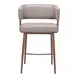 Poise Brown Upholstered Counter Height Stool