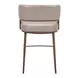 Poise Brown Upholstered Counter Height Stool