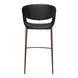 Limay Black Upholstered Bar Stool