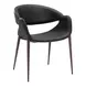 Limay Black Upholstered Dining Chair Set of 2