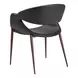 Limay Black Upholstered Dining Chair Set of 2