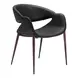 Limay Black Upholstered Dining Chair Set of 2
