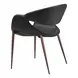 Limay Black Upholstered Dining Chair Set of 2