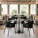 Limay Black Upholstered Dining Chair Set of 2