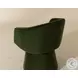 Ettara Moss Green Swivel Arm Chair