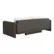 Ravina Louis Cream and Gray Performance Fabric Outdoor 96" Sofa