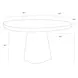 Celica Black 55" Outdoor Dining Table