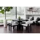 Celica Black 55" Outdoor Dining Table