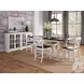 Hearthwood Haven White 84" Extendable Rectangular Counter Height Dining Table