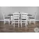 Hearthwood Haven White Carriage House Extendable Rectangular Counter Height Friendship Dining Room Set