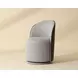 Opaline Belfast Heather Gray and Meg Ash Upholstered Swivel Dining Chair