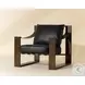 Berke Charcoal Black Lounge Chair