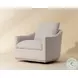 Corbin Effie Linen Swivel Lounge Chair