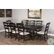 Golden Hearth Black 112" Extendable Rectangular Dining Table