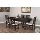 Golden Hearth Black 112" Extendable Rectangular Dining Table