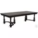 Golden Hearth Black 112" Extendable Rectangular Dining Table