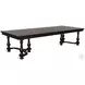 Golden Hearth Black 112" Extendable Rectangular Dining Table