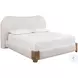 Kernwick Eclipse White King Upholstered Platform Bed