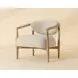 Sigrid Monument Oatmeal Upholstered Lounge Chair