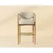 Sigrid Monument Oatmeal Upholstered Bar Stool