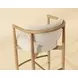 Sigrid Monument Oatmeal Upholstered Bar Stool