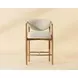 Sigrid Monument Oatmeal Upholstered Counter Height Stool