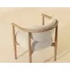 Sigrid Monument Oatmeal Upholstered Dining Arm Chair