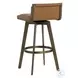 Arizona Milliken Cognac Swivel Bar Stool