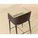 Rowan Dillon Cream Upholstered Counter Height Stool