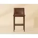 Halden Bravo Cognac Upholstered Bar Stool