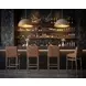 Halden Bravo Cognac Upholstered Bar Stool