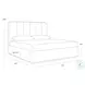Rosalyn Milliken Cognac King Upholstered Platform Bed