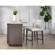 Hadwin Geralt Linen Performance Fabric Counter Height Stool