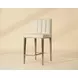 Hadwin Geralt Linen Performance Fabric Counter Height Stool