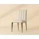 Hadwin Geralt Linen Performance Fabric Dining Chair Set of 2