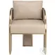 Riven Napa Beige Arm Chair