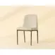 Leandro Zenith Alabaster Performance Fabric Dining Chair Set of 2