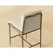 Corvin Geralt Linen Performance Fabric Counter Height Stool