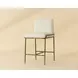 Corvin Geralt Linen Performance Fabric Counter Height Stool