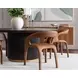 Atika Milliken Cognac Arm Chair