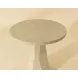 Kliff Natural 34" Round Concrete Top Outdoor Bistro Table