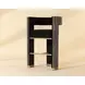 Adamina Abbington Black and Hobbes Night Upholstered Bar Stool