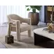 Tara Brown and Gold Round End Table