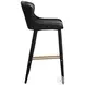 Cascade Bravo Black Bar Stool