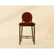 Claribel Opera Spice Upholstered Counter Height Stool