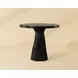Kliff Black 34" Round Outdoor Bistro Table