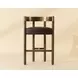 Marcelo Eglinton Espresso Upholstered Bar Stool