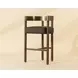 Marcelo Eglinton Espresso Upholstered Bar Stool