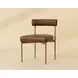 Astellan Bravo Cognac Upholstered Dining Chair Set of 2