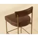 Astellan Bravo Cognac Upholstered Counter Height Stool